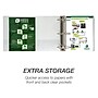 Samsill Earth's Choice Plant-Based Durable 5" View Binders, 3-Ring , Made in USA, White (18907)~#|#~95E87677-DF08-4C12-B7760883F740AC68_sc7