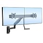 Mount-It!  Adjustable Dual Monitor Wall Mount with Gas Spring Arm and Crossbar, 17" to 32", Holds 19.8 lbs., Black (MI-12010)~#|#~95F10208-7BD7-4016-8BA84AA5F5CCB478_sc7