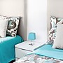 Creekwood Home Square Chrome 9.65" LED Table Lamp, Blue (CWT-1013-BL)~#|#~95F4D277-6100-42D7-88C45592DEE1C967_sc7