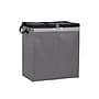 Household Essentials Collapsible Laundry Sorter with Lid and 2‑Compartment Hard‑Sided Hamper, Gray (HH5622)~#|#~95F6ED01-BF2E-4ACA-B3B39E2F968A0727_sc7