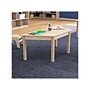 Flash Furniture Bright Beginnings Hercules Trapezoid Table, 47" x 20.75", Beech (MK-ME088017-GG)~#|#~95FE0168-289B-48D8-9AF8E7CAF0837915_sc7