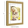 Amanti Art Grace Brushed Gold Narrow 8" x 10" Polystyrene Picture Frame, Gold (A42678300972)~#|#~9601EB3A-91A0-419B-879AC75E9C791394_sc7