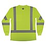 Ergodyne GloWear 8374 High Visibility Women’s Long Sleeve T-Shirt, ANSI Class R3, Lime, Small (22092)~#|#~9606D9B3-E3F8-4079-8097D5B8DAA8E7F1_sc7