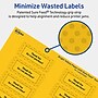 Avery Rectangle Laser/Inkjet Multipurpose Labels, 1" x 2-5/8", Bright Yellow (1280/Box)~#|#~96072B0C-BF89-47FA-AB0E10B56C2098FB_sc7