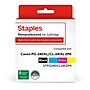 Staples Remanufactured Black/Color High Yield Ink Replacement for Canon PG-240XL/CL-241XL (STPG240CL2412PK), 2/Pack~#|#~960E037F-538A-48C5-A26AA687C86845A2_sc7
