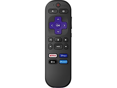 Rosa Schutzhülle Mit Band Für Roku Voice Remote – Offizieller Ersatz, Weich Und Stylisch