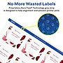 Avery Laser/Inkjet Multipurpose Labels, White, 12 Labels/Sheet, 100 Sheets/Pack (94124-WGP100)~#|#~961382A9-18FC-4050-A842BB06D7ED5893_sc7