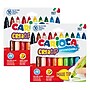 CARIOCA Creatip Washable Kids Markers, Maxi Tip, Assorted Colors, 10/Pack, 2/Bundle (CRA44000-2)~#|#~9614C5AA-0C3F-4392-94F79A80896B30F9_sc7