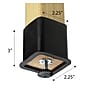 Diversified Woodcrafts BOTH Rubber Leg Boot, Black, 4/Set (100076X4)~#|#~9614DE25-331C-4899-80855571D65C8FA1_sc7