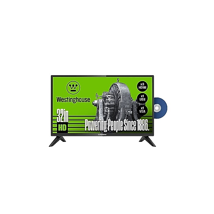 その他 Westinghouse [DVD] Westinghouse 32″ HD DVD Combo TV (WD32HX5201) | Staples