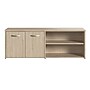 Bush Business Furniture Studio C Low Storage Cabinet with Doors and Shelves, Natural Elm (SCS160NE)~#|#~9627EF1D-82F2-4A5E-8EEC502DF0752F2B_sc7
