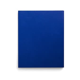 Staples Paper 2-Pocket Folders, Electric Blue, 25/Box (50754/27534-CC)