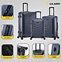 US Army FOX 3-Piece Hardside Spinner Carry-On Luggage Set, TSA Checkpoint Friendly, Navy Blue (USLFOXSML-BLU)~#|#~963F9E54-FAB2-4F00-9FCDAB7318F23317_sc7