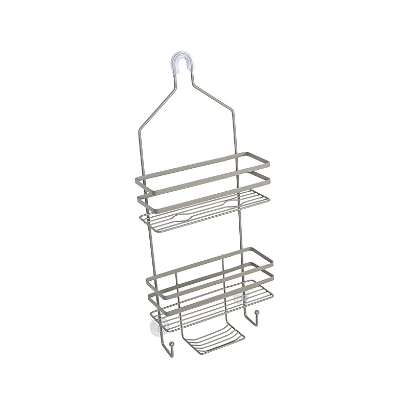 Honey-Can-Do Hanging Shower Caddy, Satin Nickel (BTH-08986) image 1