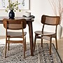 Baxton Studio Tafari Mid-Century Wood Dining Chair, Walnut Brown/Light Brown, 2/Set (239-2P-13414-HT)~#|#~964193B1-5338-476E-82DB4F696B16DA47_sc7