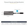 StarTech.com USB-C to Mini DisplayPort Video Adapter, Male to Female, Gray, DP 1.2, 4K 60Hz, HBR2 (CDP2MDPEC)~#|#~9645AE1E-B1AF-4F63-8231C1D92893ED0E_sc7