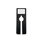 Nahanco Deluxe Plastic Size Divider, Black, 50/Pack (D220B)~#|#~964708E1-7948-497B-891B2496E6F2064B_sc7
