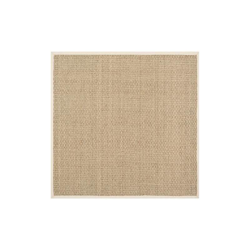 Safavieh Natural Fiber Collection 10' x 10' Square Indoor Area Rug, Machine Made, Natural/Beige (NF114A-10SQ) image 1