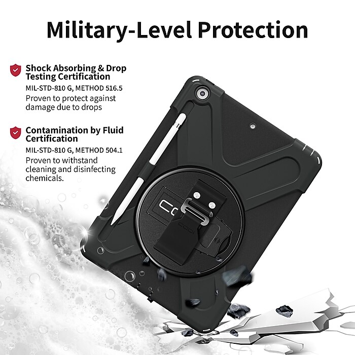 CODi Rugged Polycarbonate/Silicone Case for iPad Gen 7/8/9