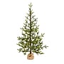 Nearly Natural 4' Fraser Fir Natural Look Artificial Christmas Tree with 100 Clear LED Lights and a Burlap Base (T1989)~#|#~9649B168-F116-4B91-830918AAFFB31E69_sc7