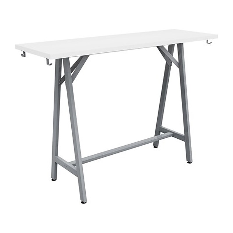 Safco Spark Teaming Table, 20" x 60", Designer White (SPK6020SLDSWT) image 1