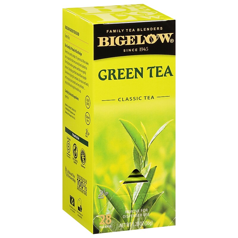 Bigelow Classic Green Tea Bags, 28/Box (RCB00388) image 1