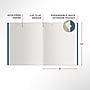 Staples Pro120 Elite™ Flexible Cover Journal, 8" x 10", Narrow Ruled, Navy Blue, 162 Pages (ST63374)~#|#~964B3938-2261-4EAF-80C0587C7B30CA6C_sc7