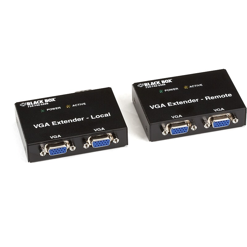Black Box VGA Extender Kit 2-Port (AC555A-R2) image 1
