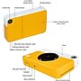 Kodak Printomatic Instant Print Camera, Yellow, Photo Paper, 20 Sheets & Accessories Art Bundle~#|#~964CE575-31BD-4801-B748DB8C196F48A5_sc7