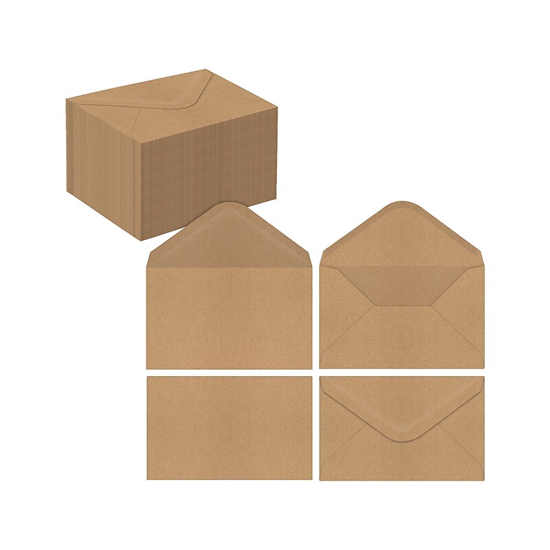 Better Office Invitation Envelope, Kraft, 100/Pack (64510-100PK) image 1