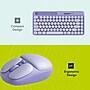 Styletech MK520 Wireless Ergonomic Keyboard, Purple (STY-MK520-LAV-US)~#|#~964E24E3-51C2-411B-BC4CD59DA7B1265B_sc7