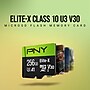 PNY Elite-X 64GB microSDXC Memory Card with Adapter, Class 10, UHS-I, V30 (P-SDU64GX2U3100)~#|#~964F7633-58D6-4E5A-A732A389FEE139F9_sc7