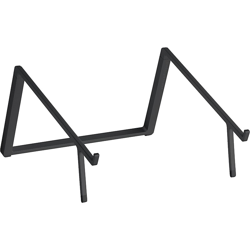 Rain Design mBar Pro+ 9.6" x 10.8" Precision Aluminum Adjustable Foldable Laptop Stand, Black (10087) image 1