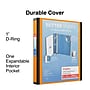 Staples Heavy Duty 1" 3-Ring Better Binder, D-Ring, Orange (ST55841-CC)~#|#~965406AF-0606-4A3E-A704E5E47D85AF51_sc7