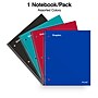 Staples Accel 3-Subject Notebook, 8.5" x 11", College Ruled, 150 Sheets, Assorted Colors (ST15758D)~#|#~965CA0E5-31C3-45E5-9229F0592F0A11AB_sc7
