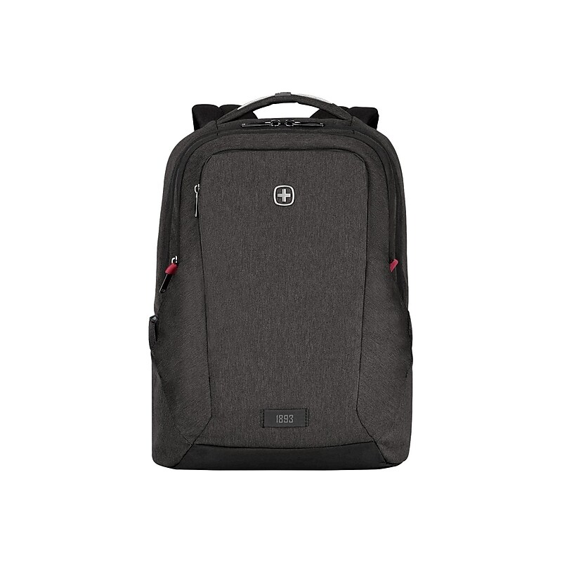 Wenger MX Professional Laptop Backpack, Heather Gray Polyester (611641) image 1