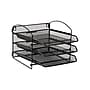 Mind Reader 3-Pocket Metal Mesh Mountable Wall File, Letter Size, Black (3THANG-BLK)~#|#~965FD7E5-B4DA-4967-A50CB61D8D66B5BF_sc7