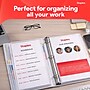 Staples 1" 3-Ring View Binders, White, 12/Pack (23735/21684)~#|#~9661EE58-167A-442A-98E4F6601CF4E3AD_sc7