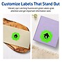 Avery Decorative Edge Multipurpose Labels, 1-5/8" x 1-5/8", Neon Green, 1600/Box (94110)~#|#~96639712-3054-480D-93A19361302C5010_sc7