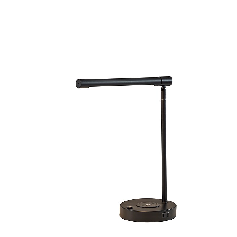 Adesso Dax LED Wireless Charging Desk Lamp, Black (2611-01) image 1