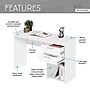 Techni Mobili 48" Writing Desk, White (RTA-913D-WHT)~#|#~966D2FE3-6F83-4312-A31819807489C7FC_sc7