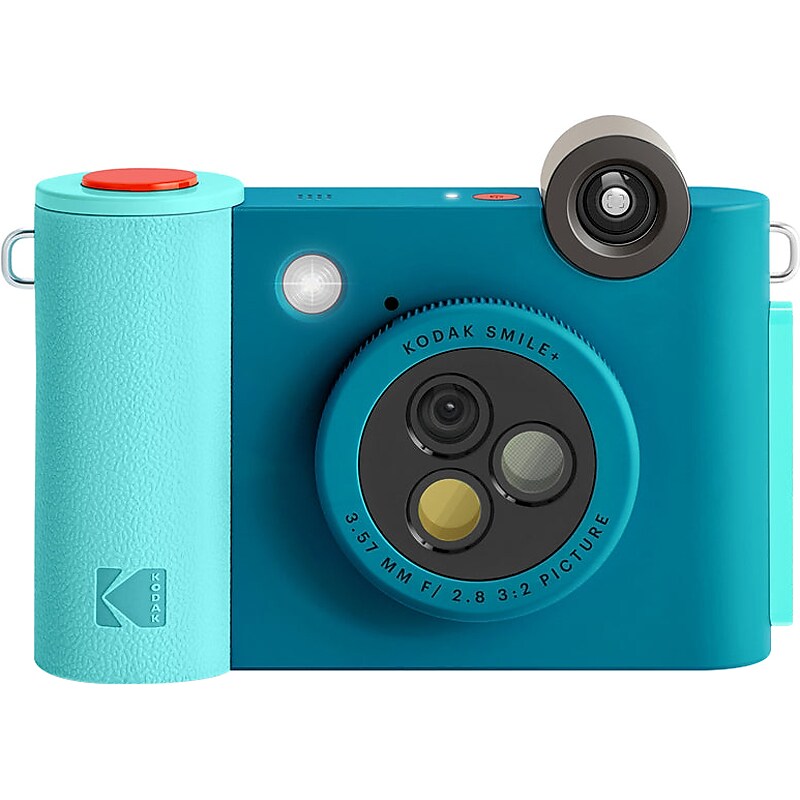Kodak Smile+ 5 Megapixels Digital Instant Print Camera, Teal/Blue (RODSMPCAMBL) image 1