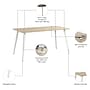 Bush Business Furniture Vista 60"W Computer Desk, Natural Elm (VSD160NE)~#|#~967658F9-E71B-4D74-978F525656C844B5_sc7