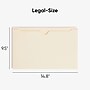 Smead Recycled Reinforced File Jacket, 2" Expansion, Legal Size, Manila, 50/Box (76560)~#|#~967C90BD-54B1-4067-BF67B878BDAADFF1_sc7