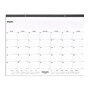 2026 Staples 22" x 17" Monthly Desk Pad Calendar, Gray (ST59701-26)~#|#~96806B4A-E8D5-4D78-91625C4D1B9F9C56_sc7