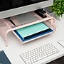 Mind Reader Monitor Stand, Holds Up to 33 lbs., Pink (MESHMONSTA-PNK)~#|#~96815894-C90A-41B4-AFBF109A573C9DBC_sc7