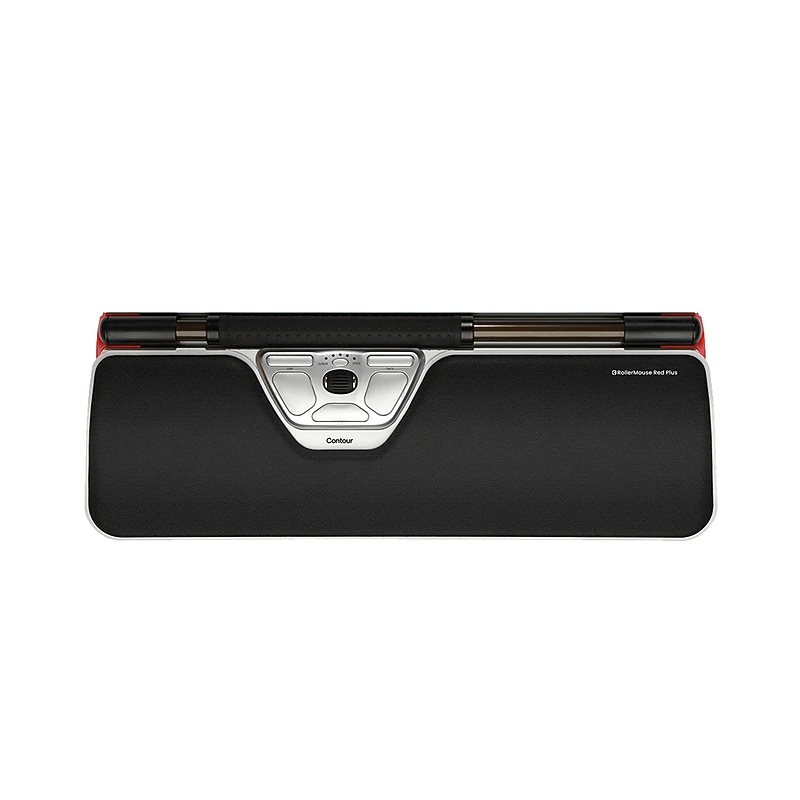 Contour Design RollerMouse Red Plus Ergonomic Ambidextrous Rollerbar USB Mouse, Black (CDRMRED20210) image 1