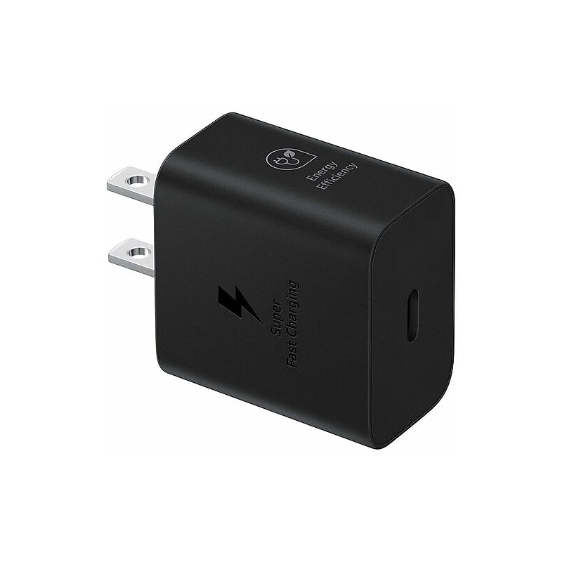 Samsung USB-C Wall Charger, 25W, Black (EP-T2510NBEGUS) image 1