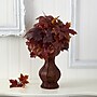 Nearly Natural 24" Autumn Maple Leaf Artificial Plant in Decorative Planter (P1547-BG)~#|#~96969076-61CC-48B6-B35EAF328A008B9B_sc7
