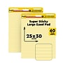 Post-it Super Sticky Easel Pad, 25" x 30", Lined, 30 Sheets/Pad, 2 Pads/Carton (561)~#|#~969BBF57-AC9D-46DA-A2FCFADB3764428E_sc7